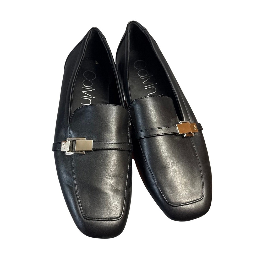 Calvin Klein Luxury Mens 9 Leather Dress shoe Formal Old Money Business Casual